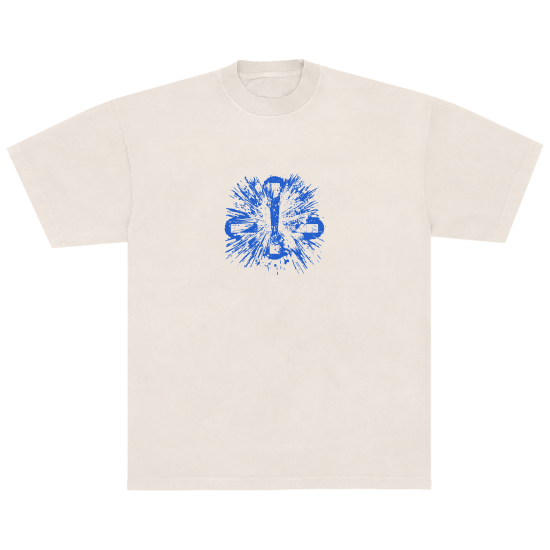 Dead Poet Society Cream Exploding Logo T