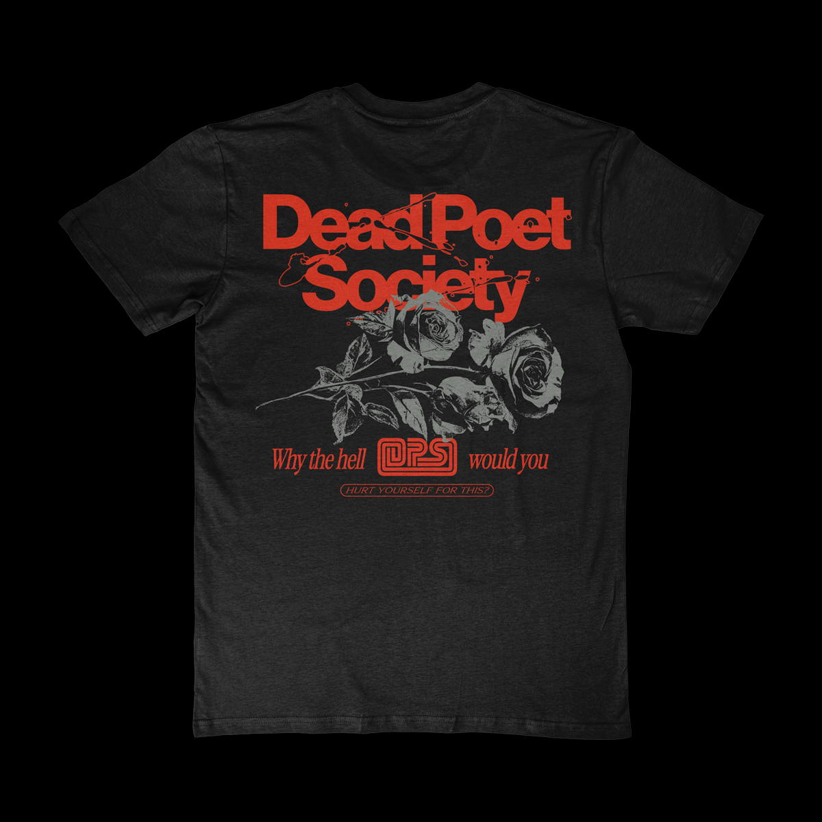 Heavy Weight / Hurt / T-shirt - Black