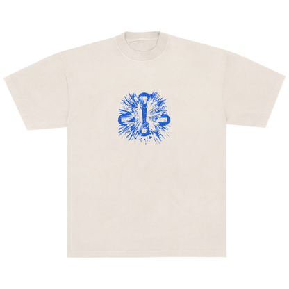 Dead Poet Society Cream Exploding Logo T
