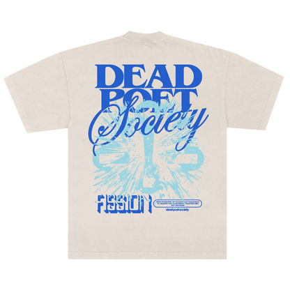 Dead Poet Society Cream Exploding Logo T