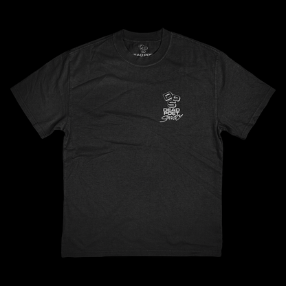 Heavy Cotton / Running in Circles / Oversized T-shirt - Black