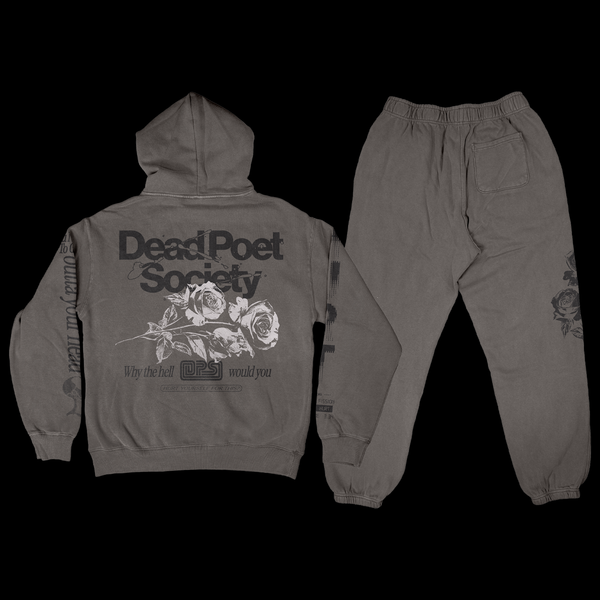 Hurt / Hoodie & Joggers Bundle - Grey – Dead Poet Society